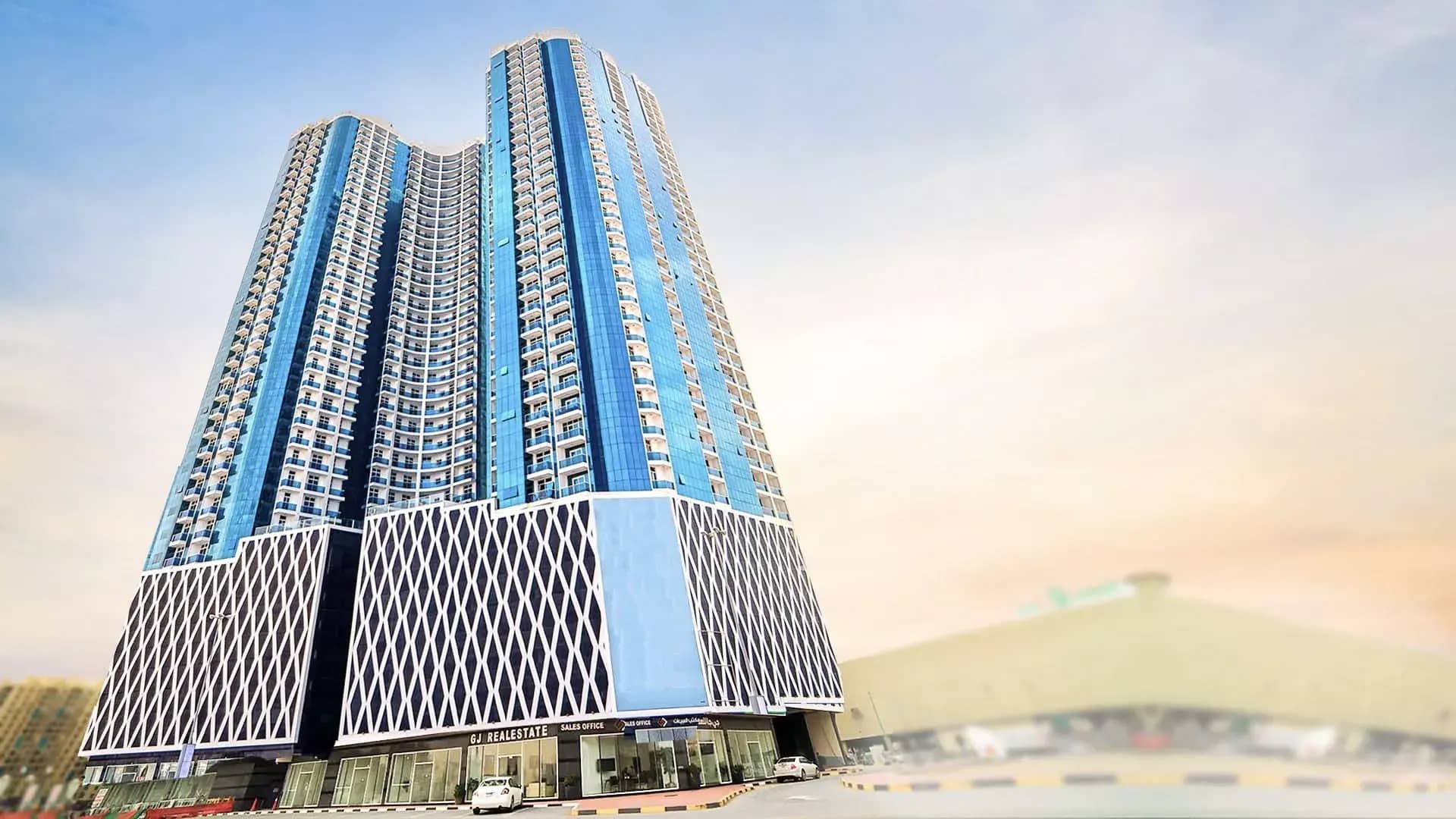 Oasis Towers 1 and 2 by GJ Properties, Al Rashidiya